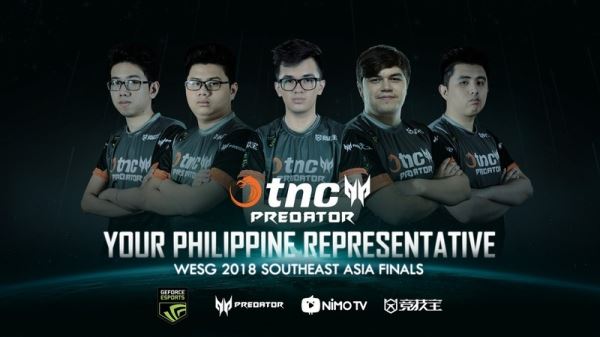 TNC Predator представит Филиппины на азиатском финале WESG 2018