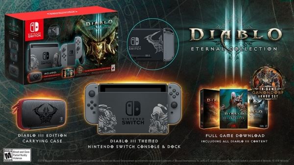 Ограниченное издание Nintendo Switch в стиле Diablo III