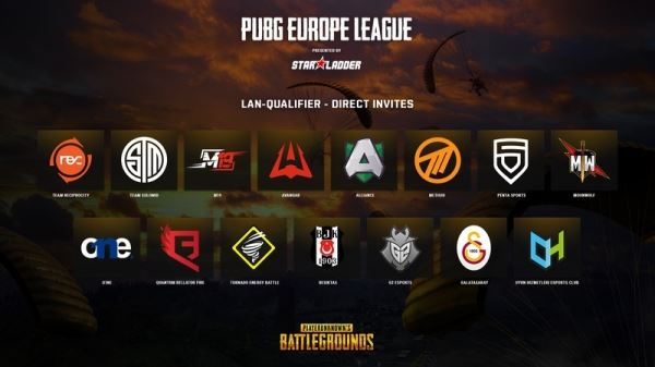 Quantum Bellator Fire, AVANGAR и M19 пригласили на квалификацию PUBG Europe League